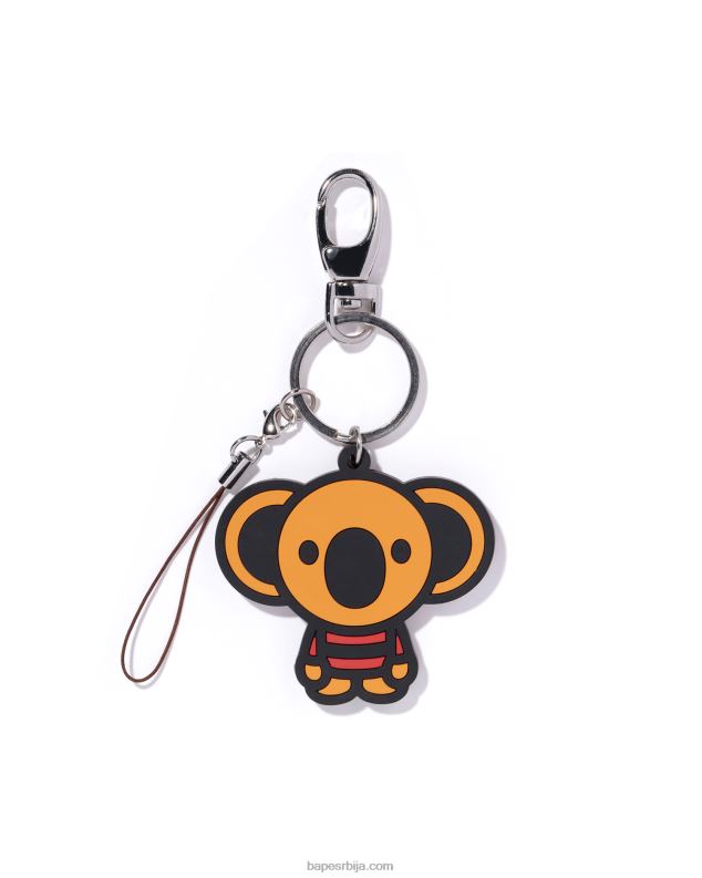 мандарина мушкарци A Bathing Ape језгро силиконског привезка за кључеве J42801166