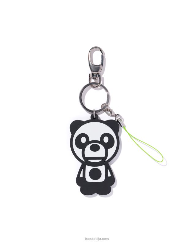 бео мушкарци A Bathing Ape пд силиконски привезак за кључеве J42801182