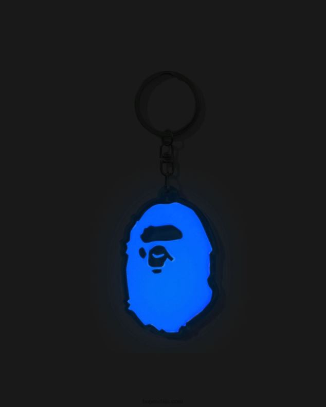 Плави мушкарци A Bathing Ape рефлектујући привезак за кључеве J4280484