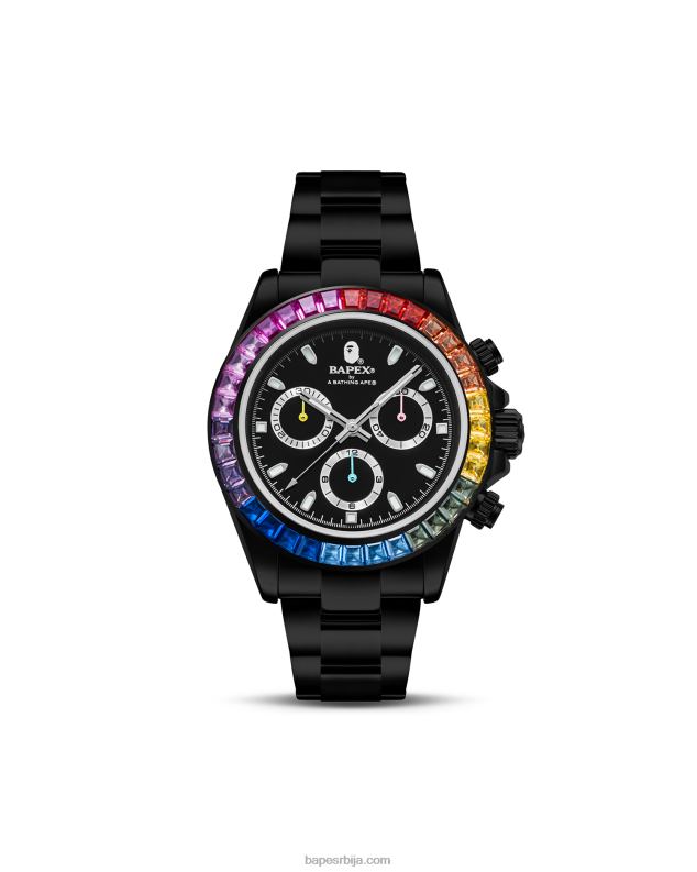 црн мушкарци A Bathing Ape кристални камен типа 4 J4280382