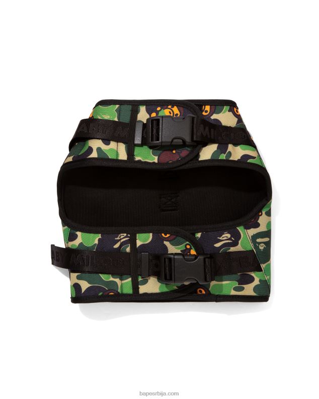 Војничко зелена мушкарци A Bathing Ape баби мило абц цамо фротирни појас J42801176