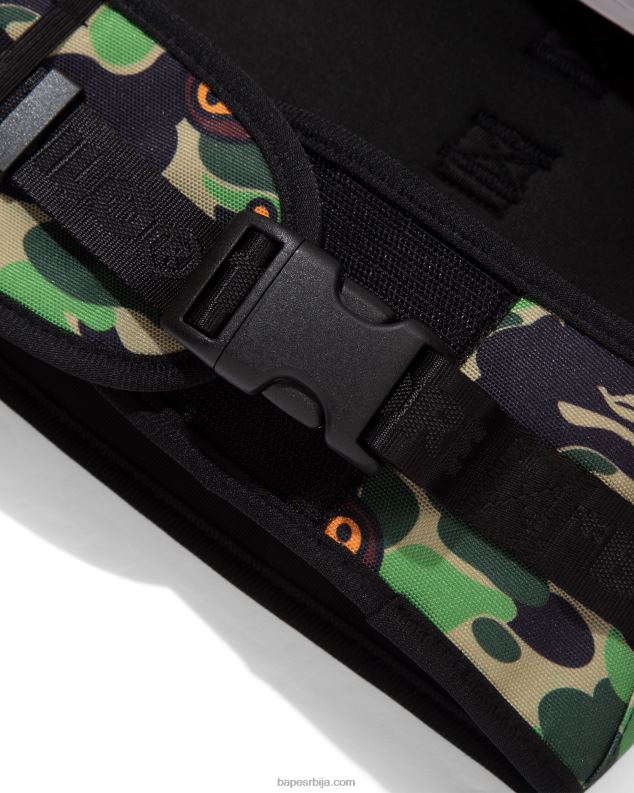 Војничко зелена мушкарци A Bathing Ape баби мило абц цамо фротирни појас J42801176