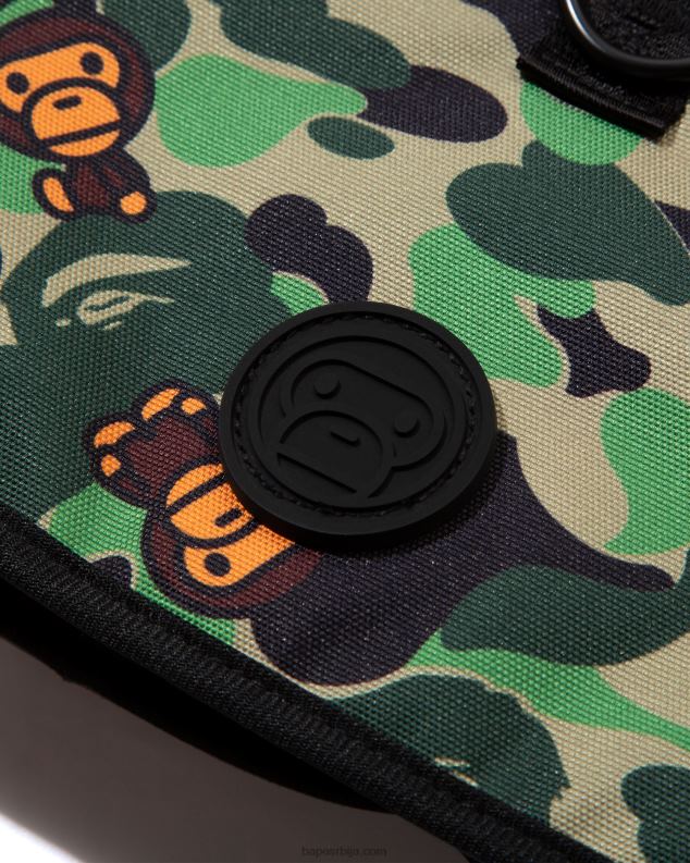 Војничко зелена мушкарци A Bathing Ape баби мило абц цамо фротирни појас J42801176