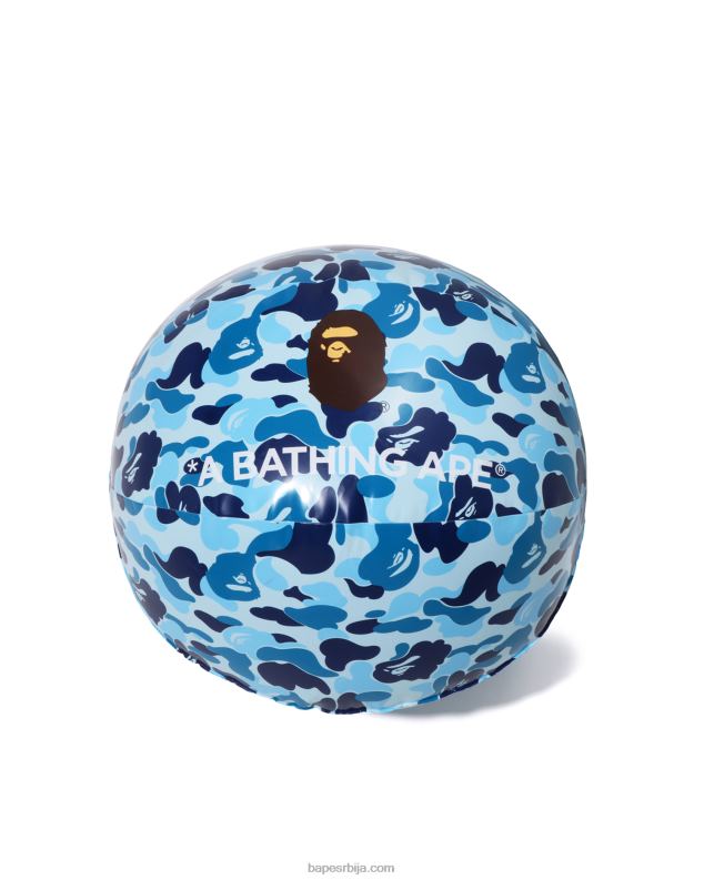светло плава мушкарци A Bathing Ape абц цамо лопта за плажу J4280401