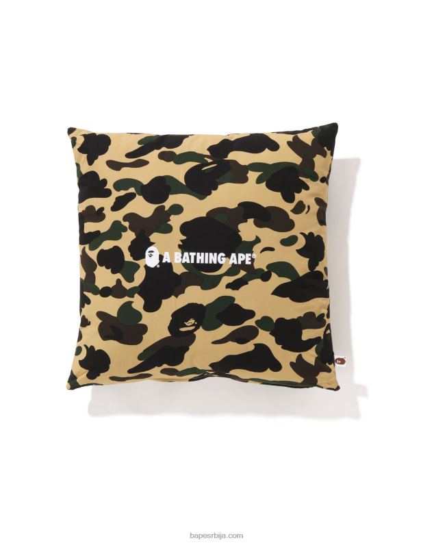жута мушкарци A Bathing Ape 1. маскирни квадратни јастук J4280490