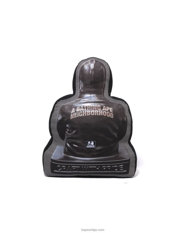 црн мушкарци A Bathing Ape к нбхд јастук за ајкуле J4280507