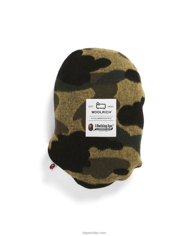 јарко црвена мушкарци A Bathing Ape к јастук за главу богат вуном J4280580