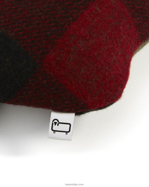 јарко црвена мушкарци A Bathing Ape к јастук за главу богат вуном J4280580