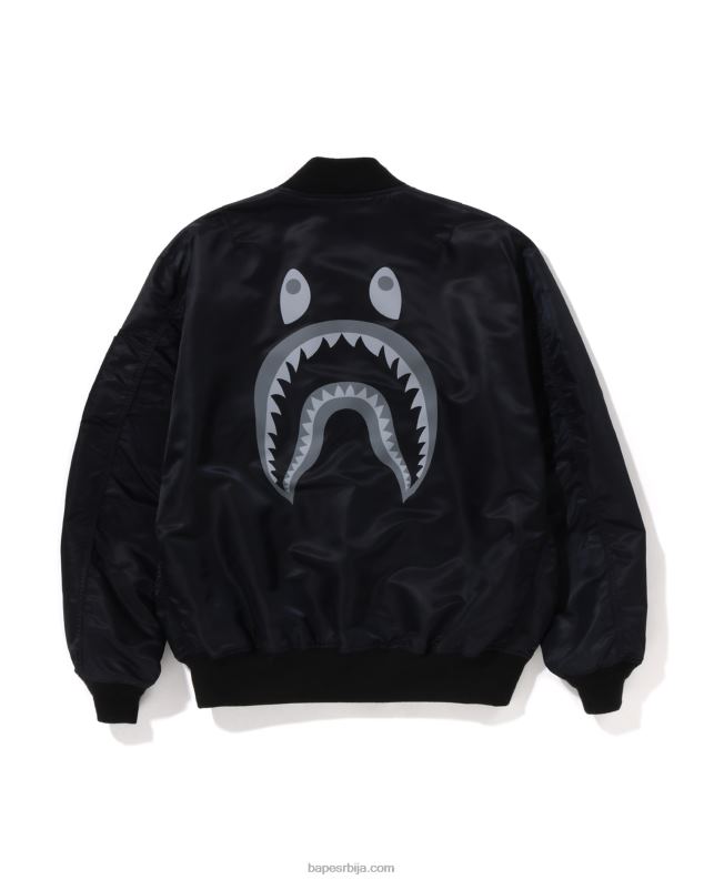 црн мушкарци A Bathing Ape ајкула опуштеног кроја ма-1 J4280191