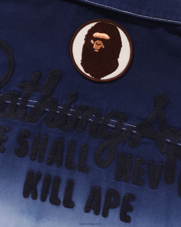 цаисе мушкарци A Bathing Ape дипломирани шампион опуштена тексас јакна J4280129