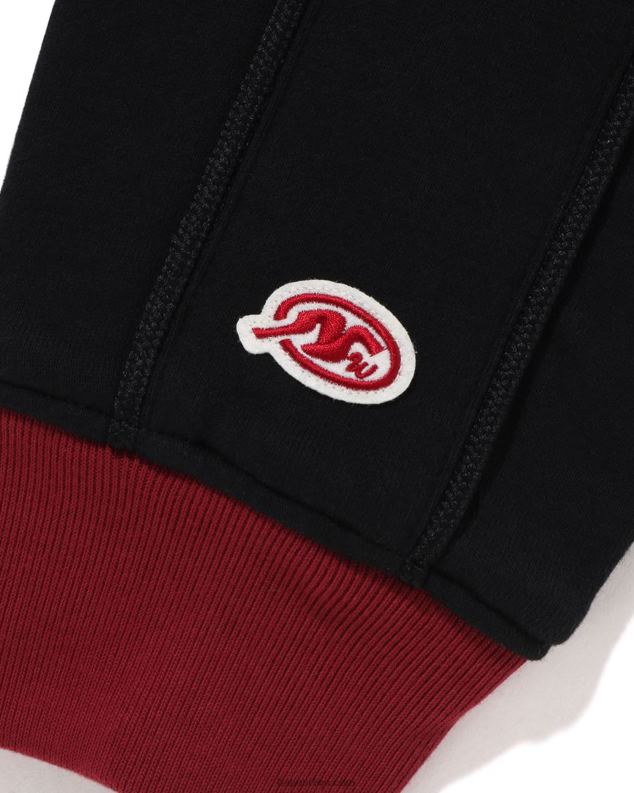 јарко црвена мушкарци A Bathing Ape зној универзитетска јакна J4280242