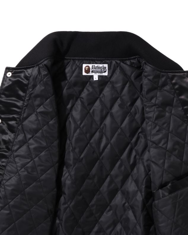 црн мушкарци A Bathing Ape универзитетска јакна опуштеног кроја J4280349