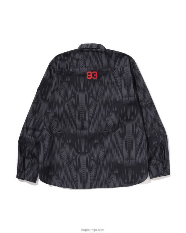 црн мушкарци A Bathing Ape мајица опуштеног кроја спеед рацер J4280313