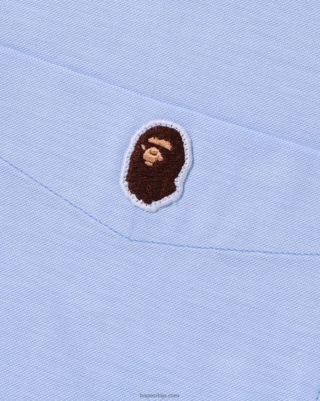 светло плава мушкарци A Bathing Ape оксфордска опуштена кошуља J4280328
