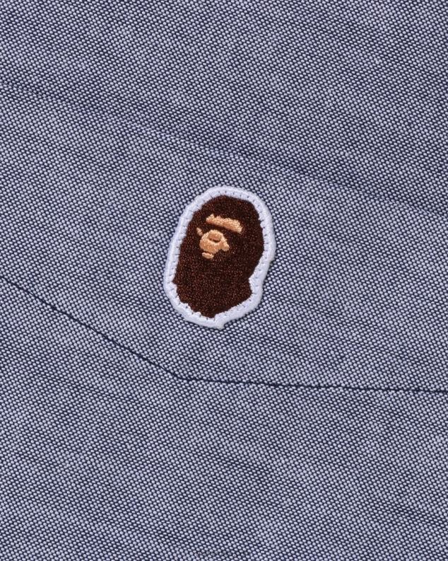 Плави мушкарци A Bathing Ape оксфордска опуштена кошуља J4280330