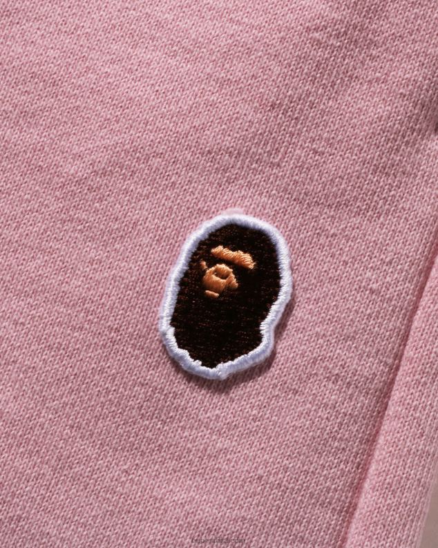 розе мушкарци A Bathing Ape глава шортс за једну тачку J4280106