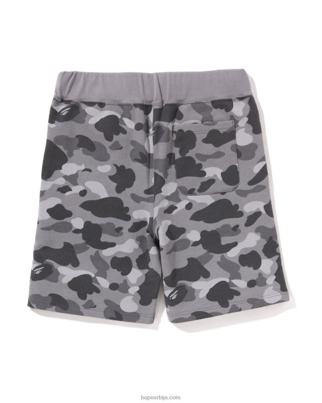сива мушкарци A Bathing Ape шортс од ајкуле у облику саћа J4280128