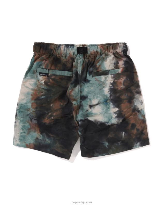 браон мушкарци A Bathing Ape цхусен хибрид лаке кратке хлаче J4280189