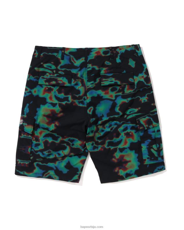 црн мушкарци A Bathing Ape Термограпхи царго шорц J428025
