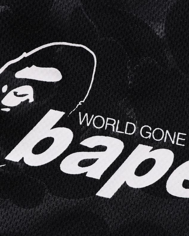 црн мушкарци A Bathing Ape шорц за фудбалске утакмице J4280355