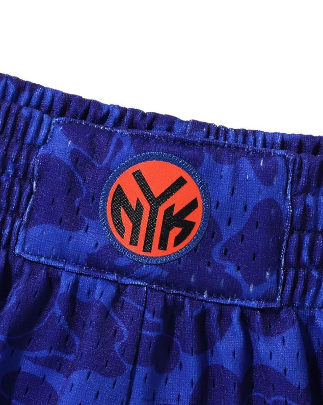 Плави мушкарци A Bathing Ape к м&н нев иорк кницкс шортс J4280376