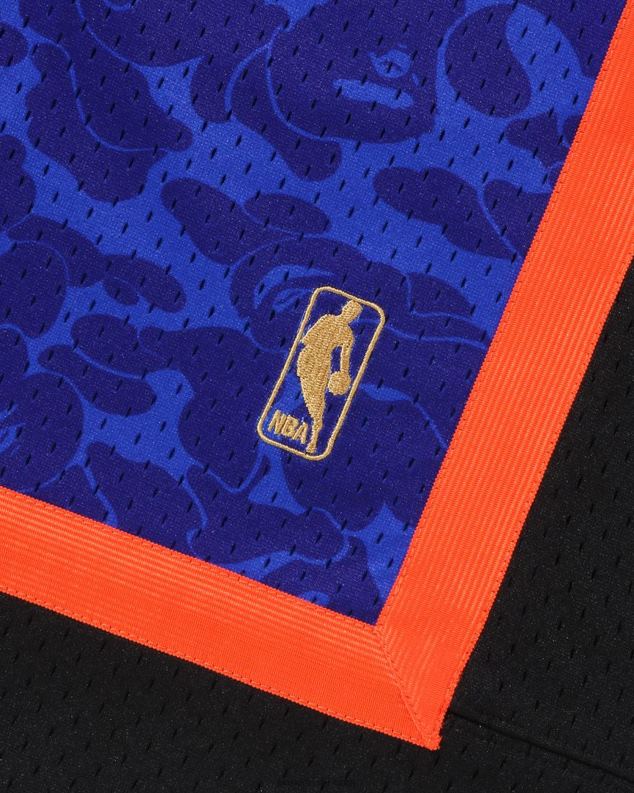 Плави мушкарци A Bathing Ape к м&н нев иорк кницкс шортс J4280376