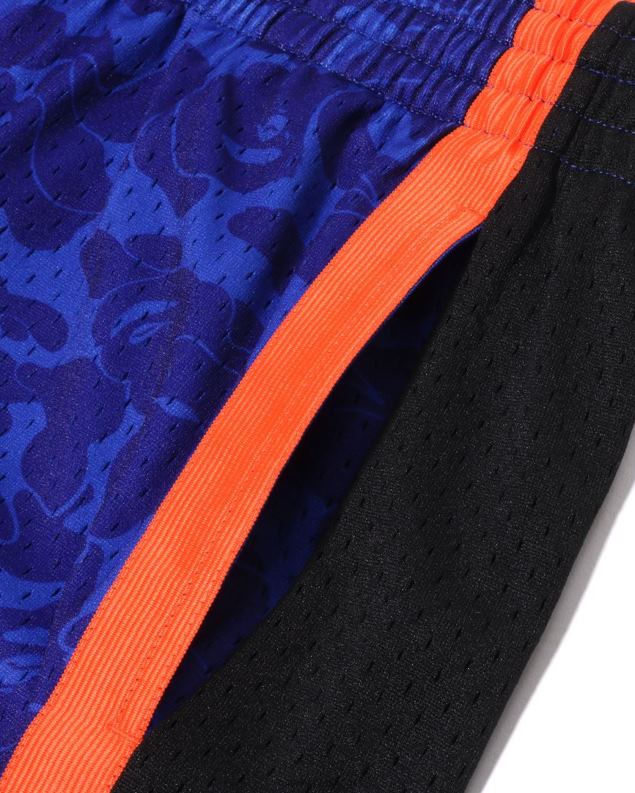 Плави мушкарци A Bathing Ape к м&н нев иорк кницкс шортс J4280376
