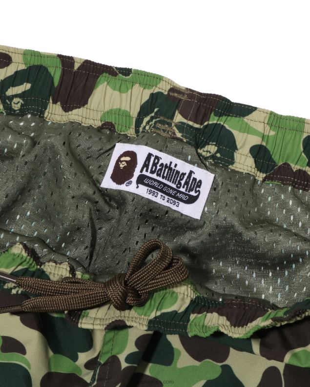 Војничко зелена мушкарци A Bathing Ape абц цамо шортс за плажу J428045