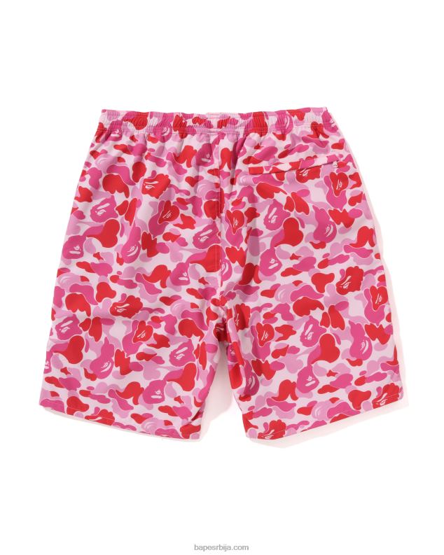 розе мушкарци A Bathing Ape абц цамо шортс за плажу J428046
