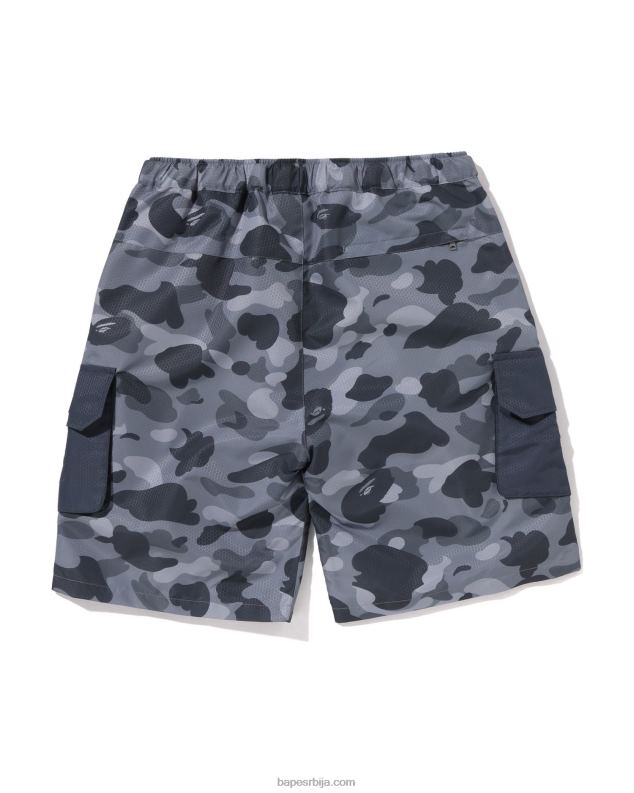 сива мушкарци A Bathing Ape цамо царго шорц у облику саћа J428097