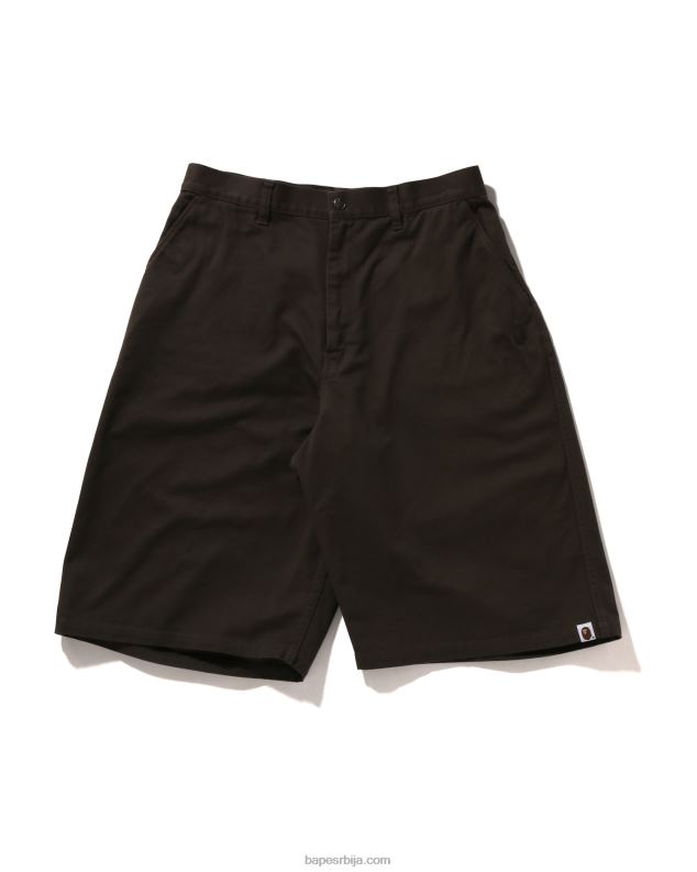 тамно сива мушкарци A Bathing Ape оне поинт лабаве цхино кратке хлаче J428099