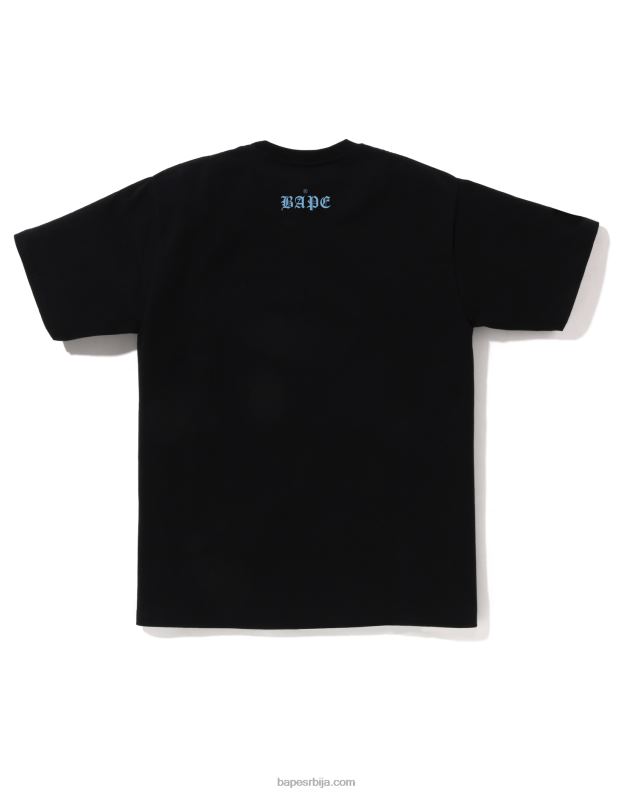 црн мушкарци A Bathing Ape глава 1993 тее J428051