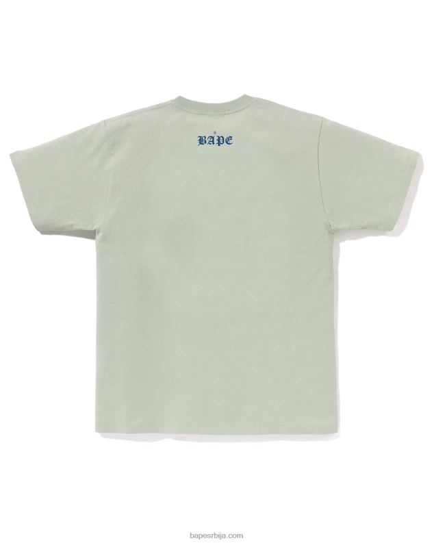 светло плава мушкарци A Bathing Ape глава 1993 тее J428053