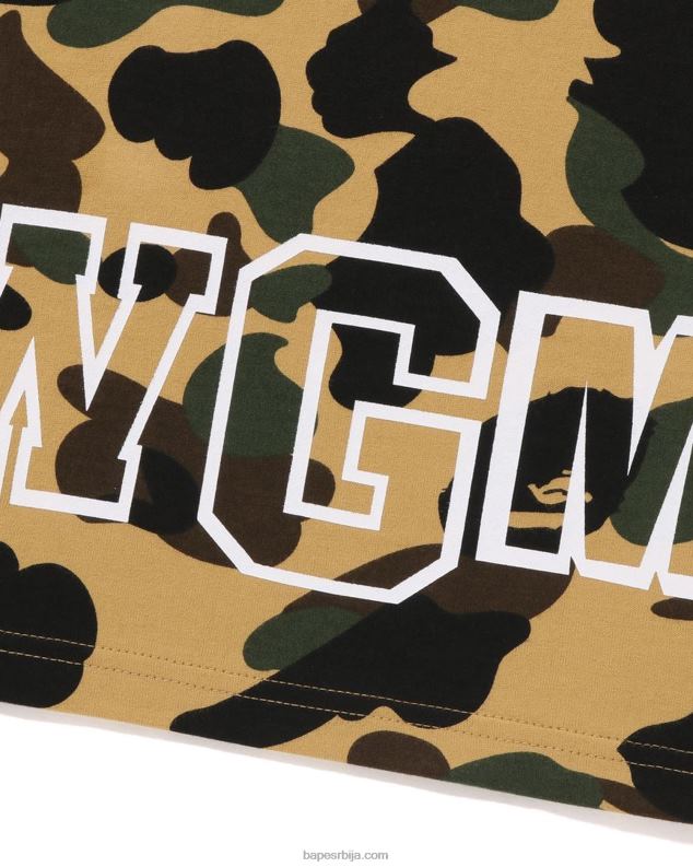 жута мушкарци A Bathing Ape 1ст цамо ајкула мајица J4280241