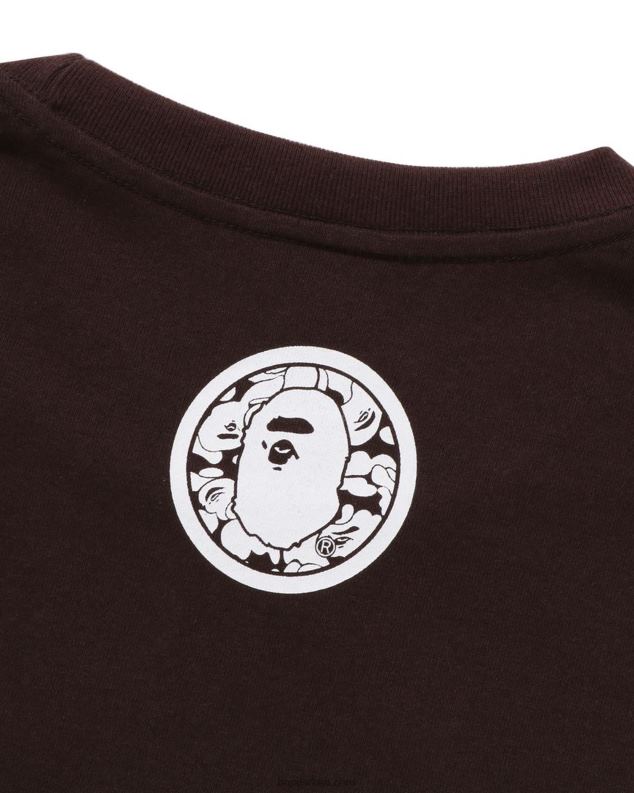 браон мушкарци A Bathing Ape генерал кабуто тее J4280123