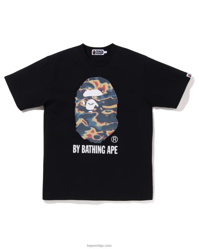 црн мушкарци A Bathing Ape тхермограпхи тее J428013