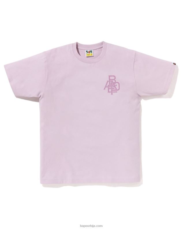 лила мушкарци A Bathing Ape пигмент лого мајица J4280159