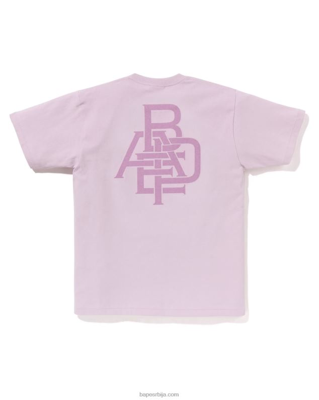 лила мушкарци A Bathing Ape пигмент лого мајица J4280159