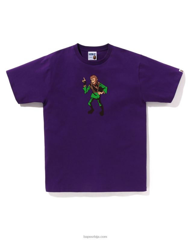љубичаста мушкарци A Bathing Ape тее J4280163