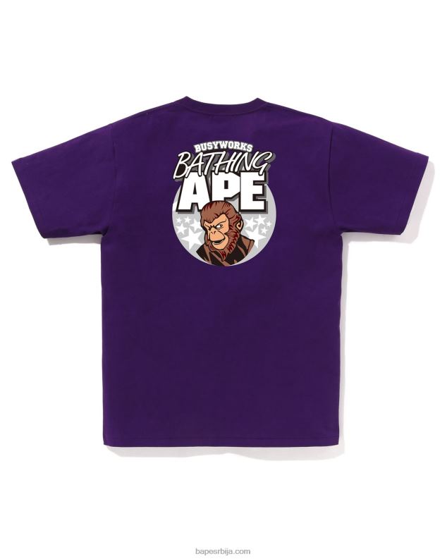 љубичаста мушкарци A Bathing Ape тее J4280163