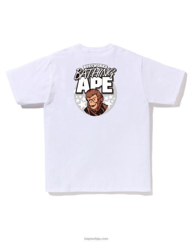 бео мушкарци A Bathing Ape тее J4280164