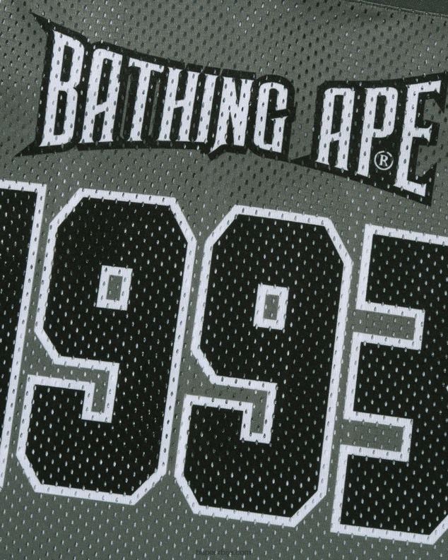 сива мушкарци A Bathing Ape фудбалски дрес J4280169