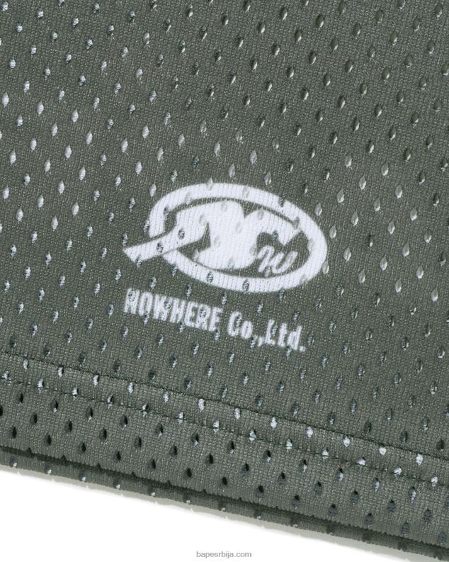 сива мушкарци A Bathing Ape фудбалски дрес J4280169