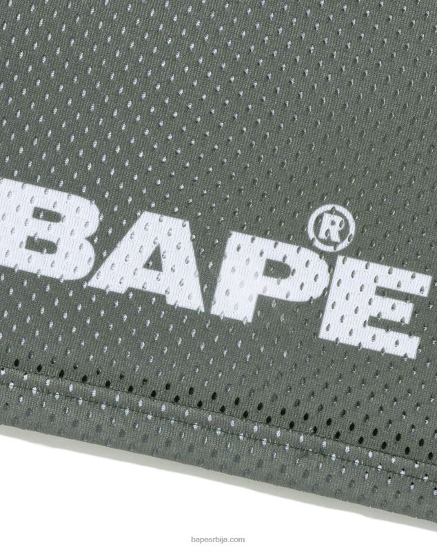сива мушкарци A Bathing Ape фудбалски дрес J4280169