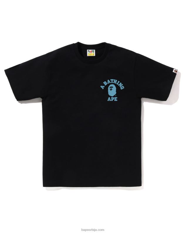 црн мушкарци A Bathing Ape хонеицомб цамо колеџ атс тее J4280264