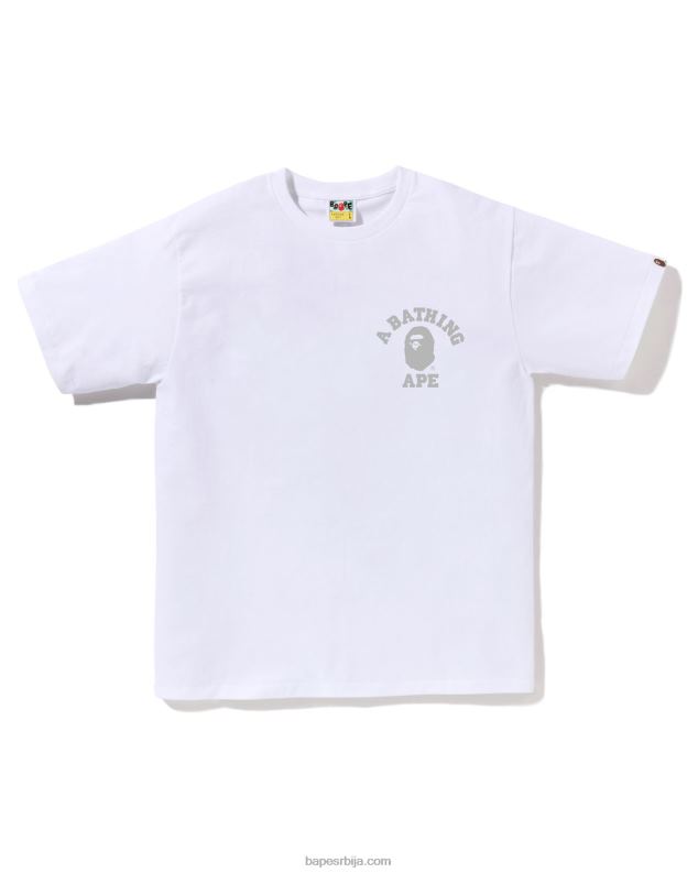бео мушкарци A Bathing Ape хонеицомб цамо колеџ атс тее J4280265