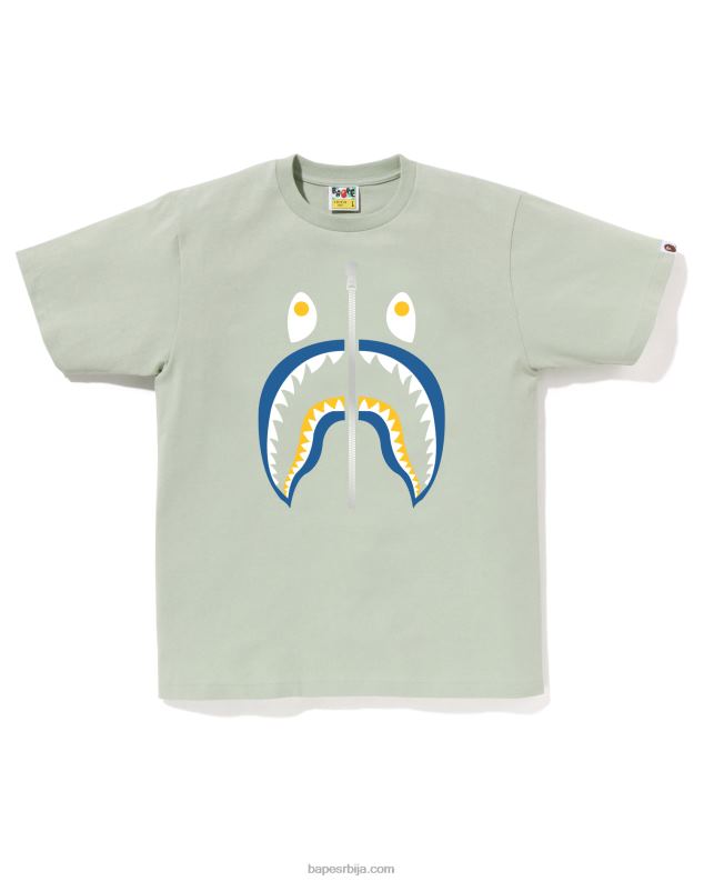 Војничко зелена мушкарци A Bathing Ape боје ајкула мајица J428028
