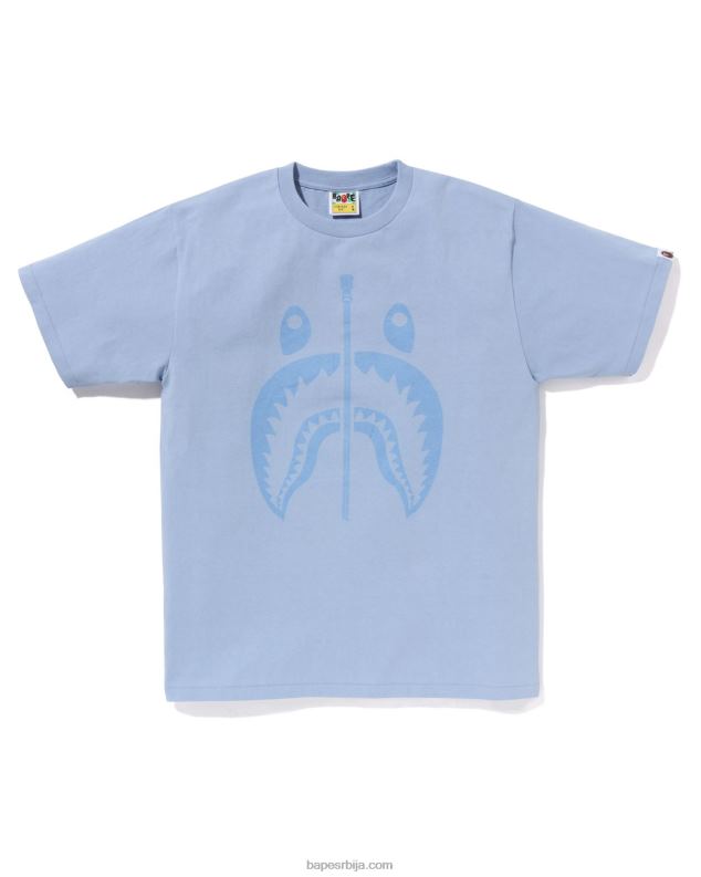 светло плава мушкарци A Bathing Ape пигмент ајкула мајица J4280280