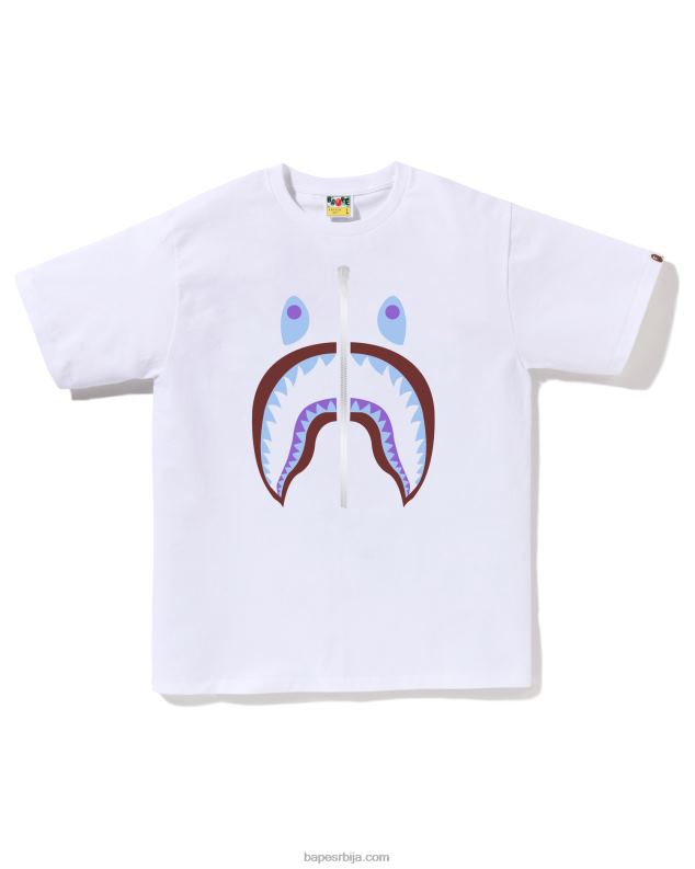 бео мушкарци A Bathing Ape боје ајкула мајица J428030