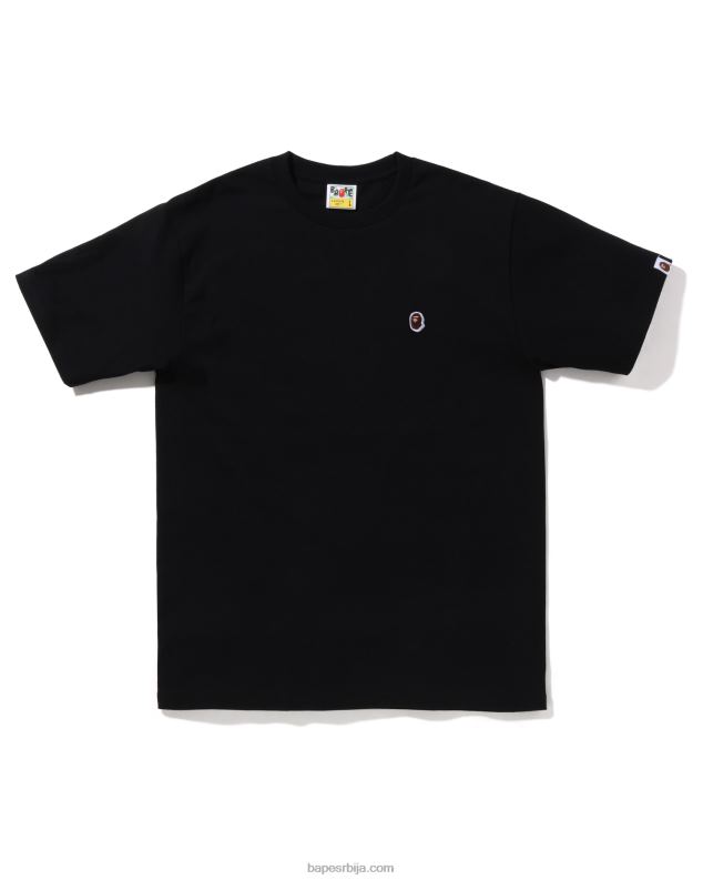црн мушкарци A Bathing Ape хеад оне поинт тее J428031
